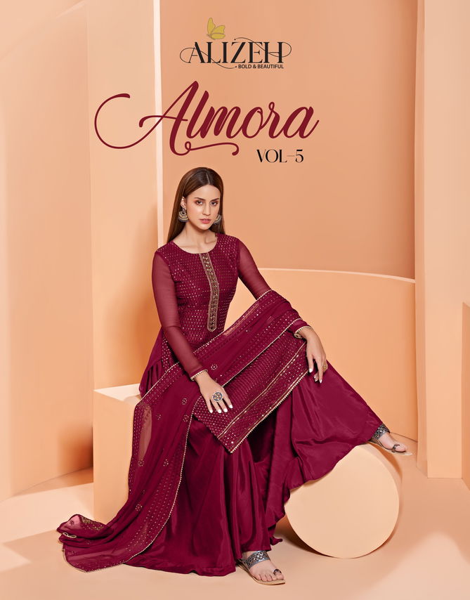 Alizeh Almora Vol 5 Festive Wear Heavy Wholesale Designer Salwar Suits